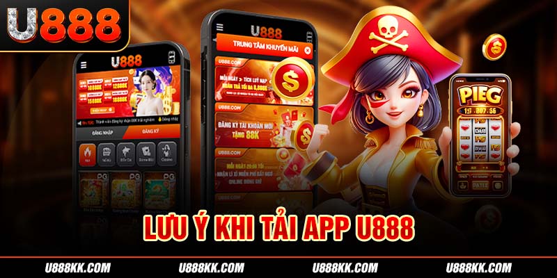 Lưu ý khi tải app U888