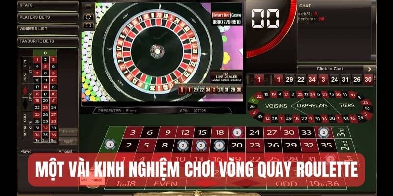 Chia sẽ kinh nghiệm chơi vòng quay roulette của chuyên gia